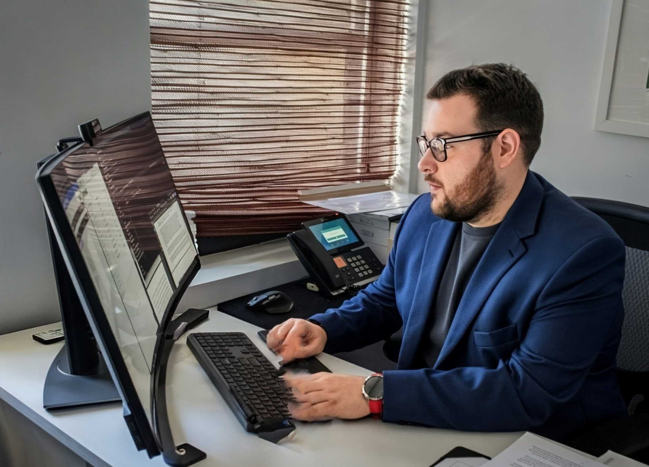 David Dominguez at work